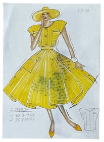 Dior Original Artwork | Fashion Sketch