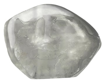 Crystal Cat Paperweight