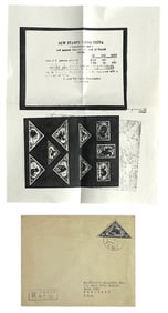 Vintage Envelope With Stamp and Postal Stamp
