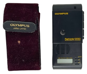 Olympus | Pearlcorder S930 | Microcassette Recorder