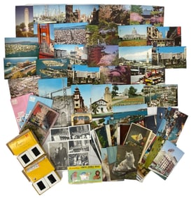 Postcard and Photo Slide Collection