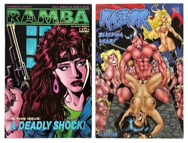 Erotic Adult Comic Book Collection