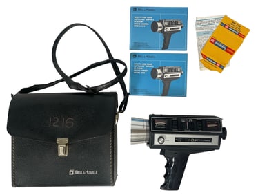 Bell and Howell | Autoload Super 8 | 6x Zoom Movie Camera | Model 1216