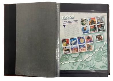 Stamp Book With Stamps