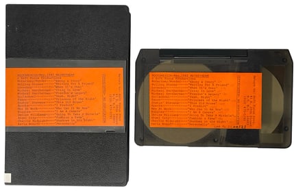 Music Original Compilation Reel VHS