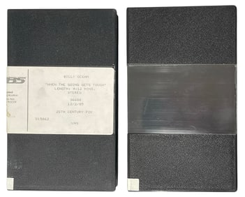 Music Original Compilation Reel VHS