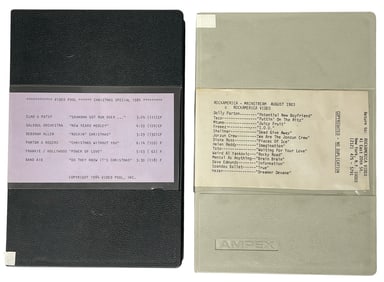 Music Original Compilation Reel VHS