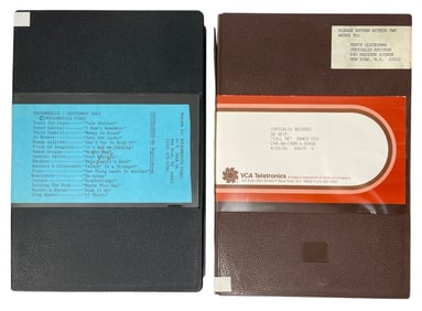 Music Original Compilation Reel VHS
