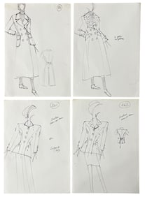 Luxury Fashion Brands | Original Designer Sketch | One of a Kind Artwork