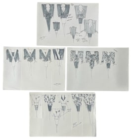 Luxury Fashion Brands | Original Designer Sketch | One of a Kind Artwork