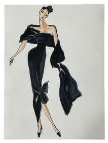 Luxury Fashion Brands | Original Designer Sketch | One of a Kind Artwork