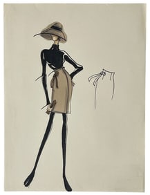 Luxury Fashion Brands | Original Designer Sketch | One of a Kind Artwork