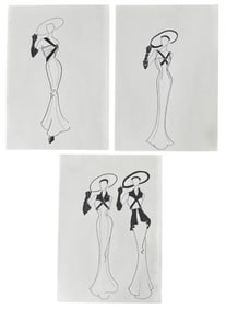 Luxury Fashion Brands | Original Designer Sketch | One of a Kind Artwork