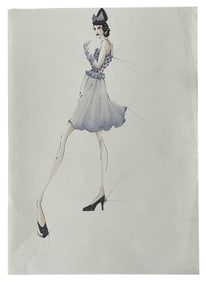 Luxury Fashion Brands | Original Designer Sketch | One of a Kind Artwork