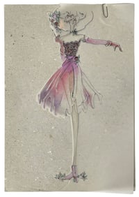 Luxury Fashion Brands | Original Designer Sketch On Vellum