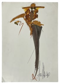 Christian Dior | Fashion Sketch | Print