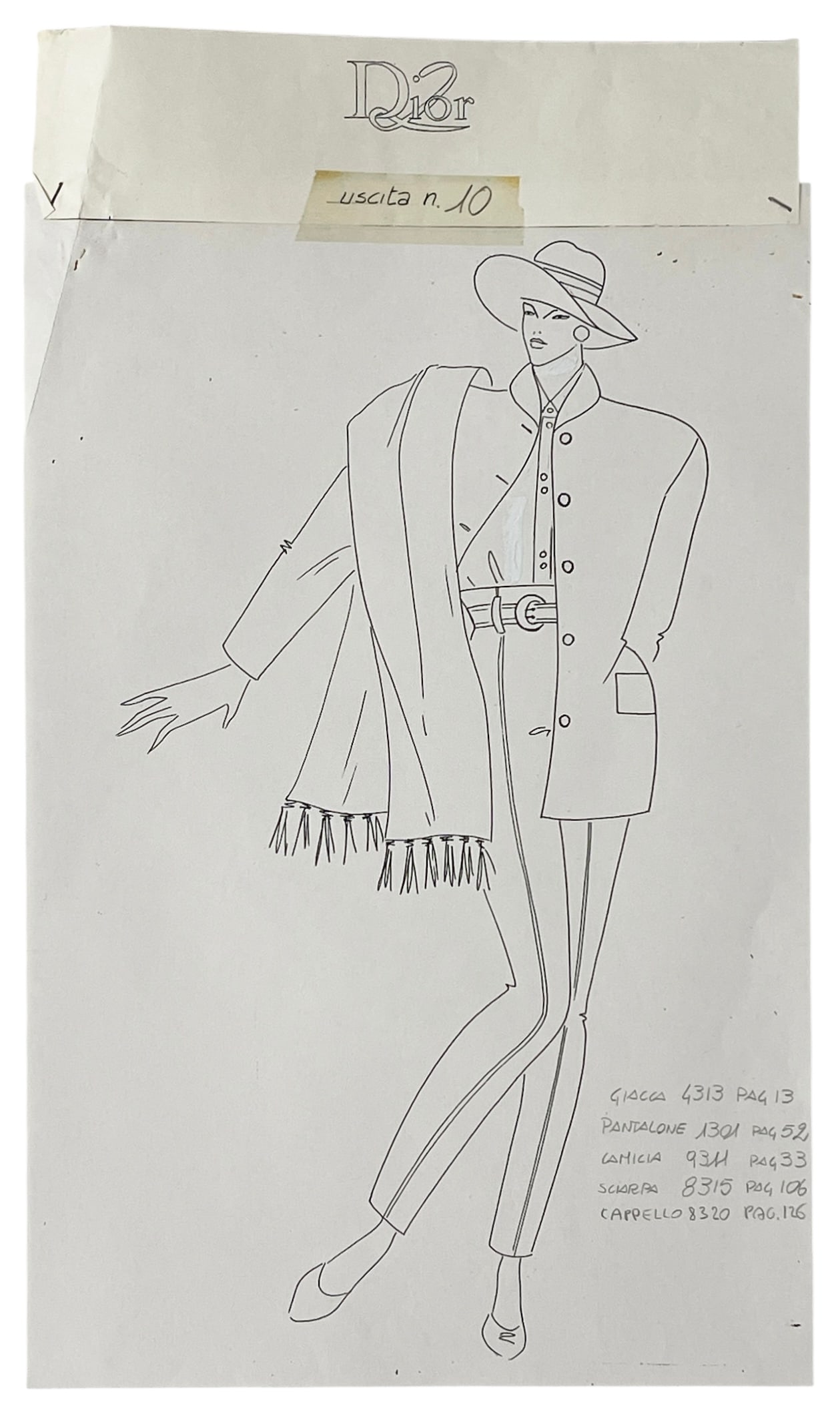 Christian Dior | Handwritten Dior Logo | On Fashion Print: Christian Dior | Handwritten Dior Logo | On Fashion Print