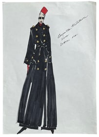 Luxury Fashion Brands | Original Designer Sketch | One of a Kind Artwork