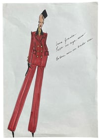 Luxury Fashion Brands | Original Designer Sketch | One of a Kind Artwork