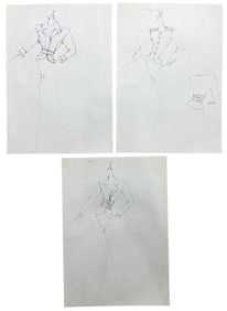 Luxury Fashion Brands | Original Designer Sketch | One of a Kind Artwork