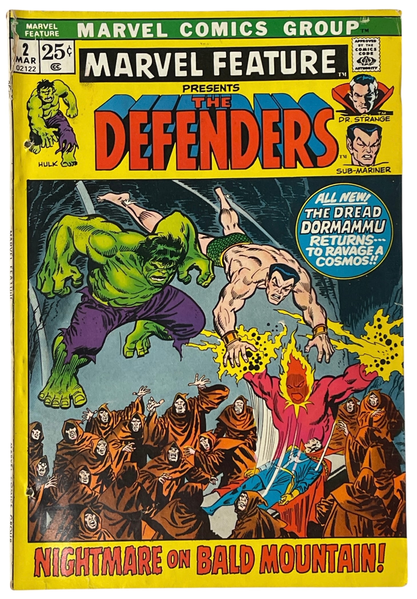 Vintage Marvel Comic Book | The Defenders | No. 2 | Mar (1 of 3)