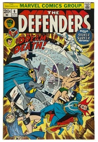 Vintage Marvel Comic Book | The Defenders | No. 6 | June