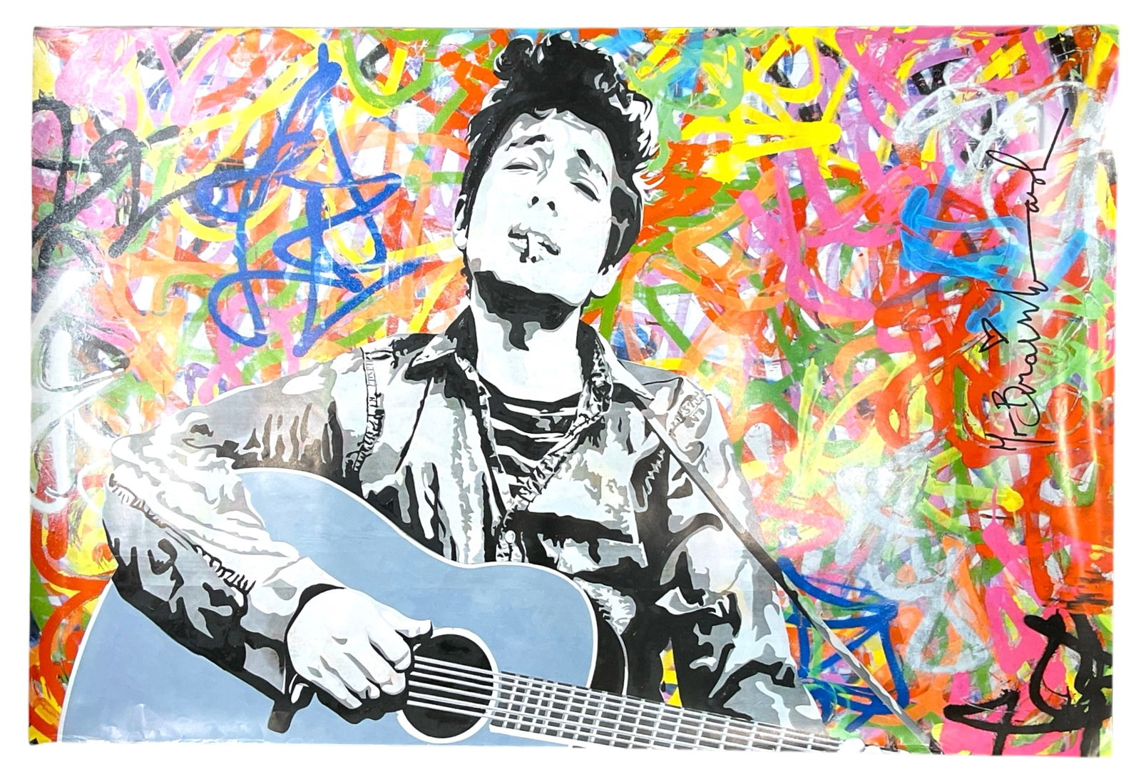 Mr. Brainwash | Young Bob Dylan | Poster: Mr. Brainwash | Young Bob Dylan | Poster