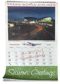 1962 Trans World Airlines | Calendar