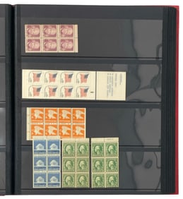 Stamp Book with Stamps