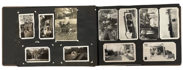 Vintage Photo Album with Photos