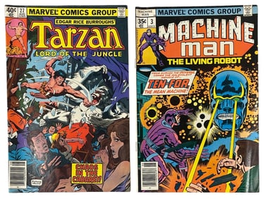 Marvels Tarzan and Machine Man | Comic Book Collection