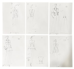 Luxury Fashion Brands | Original Designer Sketch | One of a Kind Artwork
