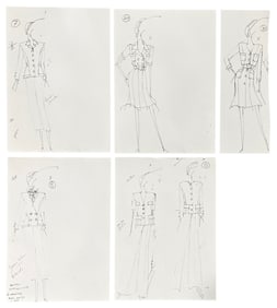 Luxury Fashion Brands | Original Designer Sketch | One of a Kind Artwork