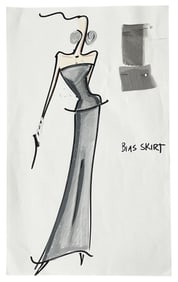 Luxury Fashion Brands | Original Designer Sketch | One of a Kind Artwork