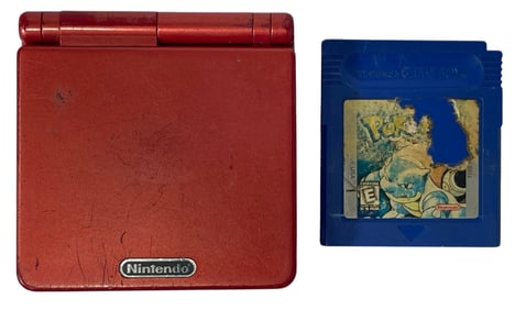 Nintendo Game Boy Advance SP with Game