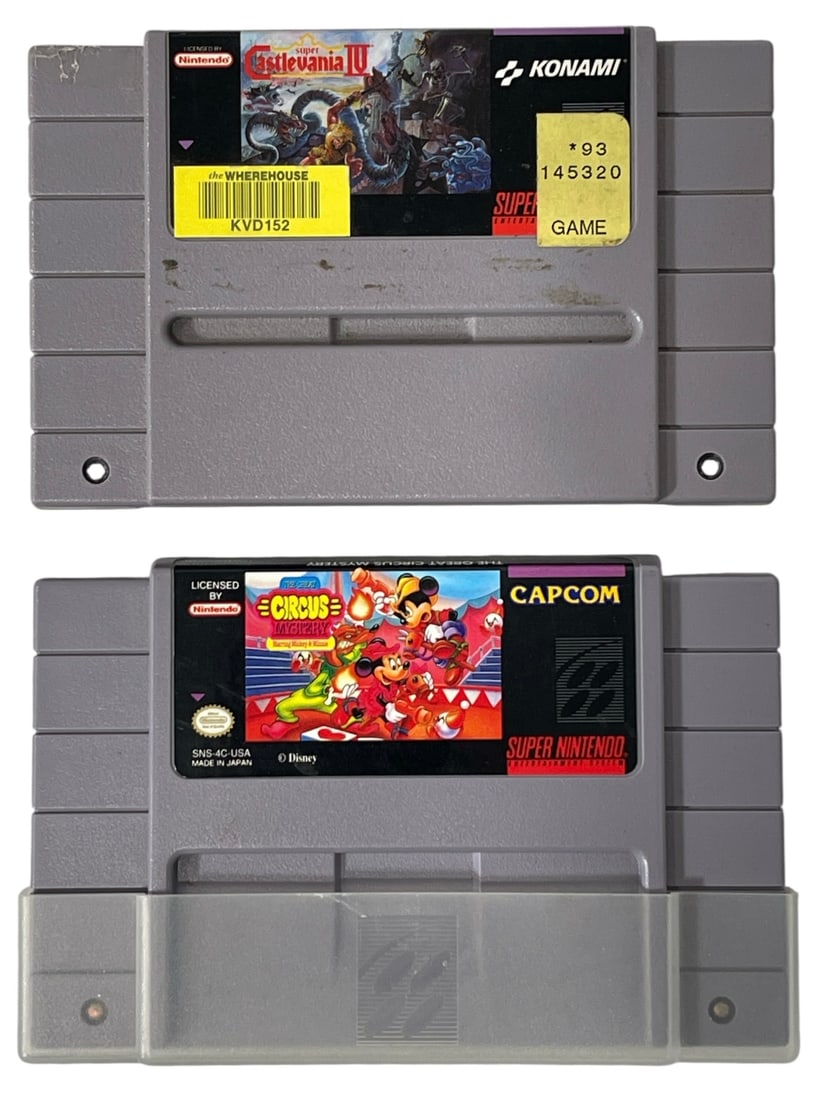 Vintage Super Nintendo Game Collection (1 of 2)