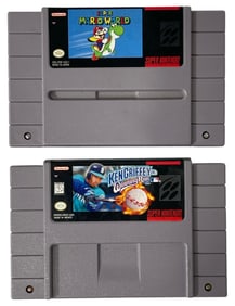 Vintage Super Nintendo Game Collection