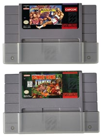 Vintage Super Nintendo Game Collection
