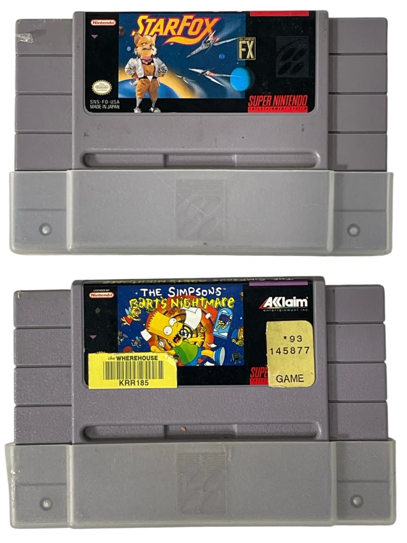 Vintage Super Nintendo Game Collection (1 of 2)