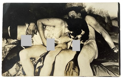 Erotic Vintage French Postcard