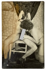 Erotic Vintage French Postcard