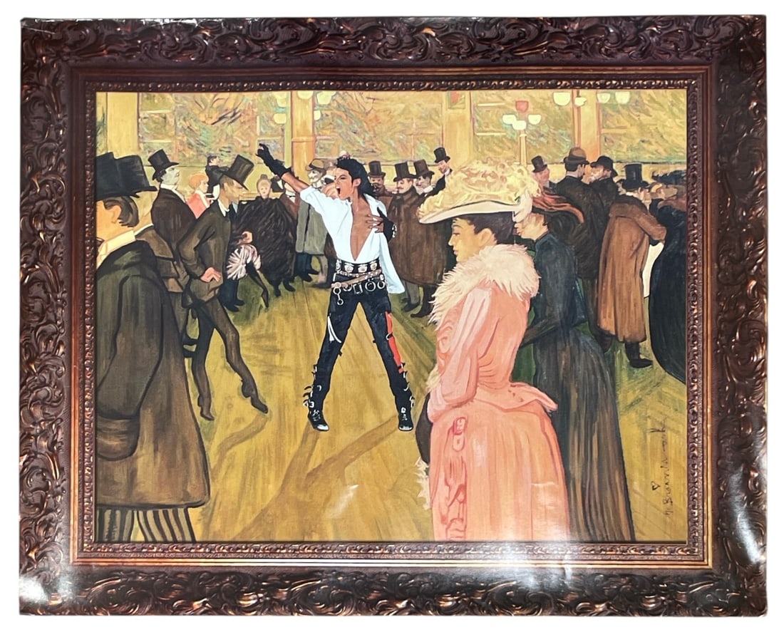 Mr. Brainwash | Michael Jackson Toulouse Lautrec | Poster