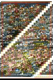 Tibetan Thangka Framed Artwork: Tibetan Thangka Framed Artwork