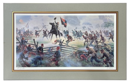 The Grandest Charge Ever Seen by Mort Kunstler