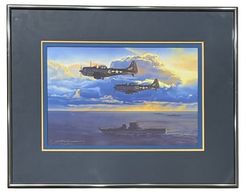 Signed Aircraft and Battleship | No. 302 of 850