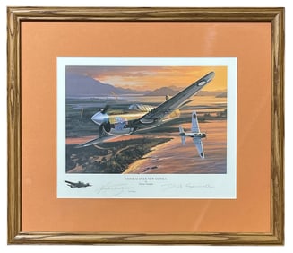 Signed Combat Over New Guinea by Nicolas Trudgian | No. 300