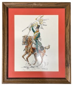 Signed French 7th Hussars 1815 | Illustration