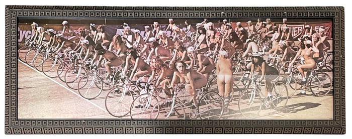 Framed Bicycle Race Poster