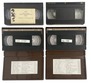 Music Compilation Reel | Original Content on Professional 3/4 Beta | Video Tapes