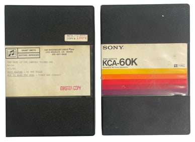 Music Compilation Reel | Original Content on Professional 3/4 Beta | Video Tapes